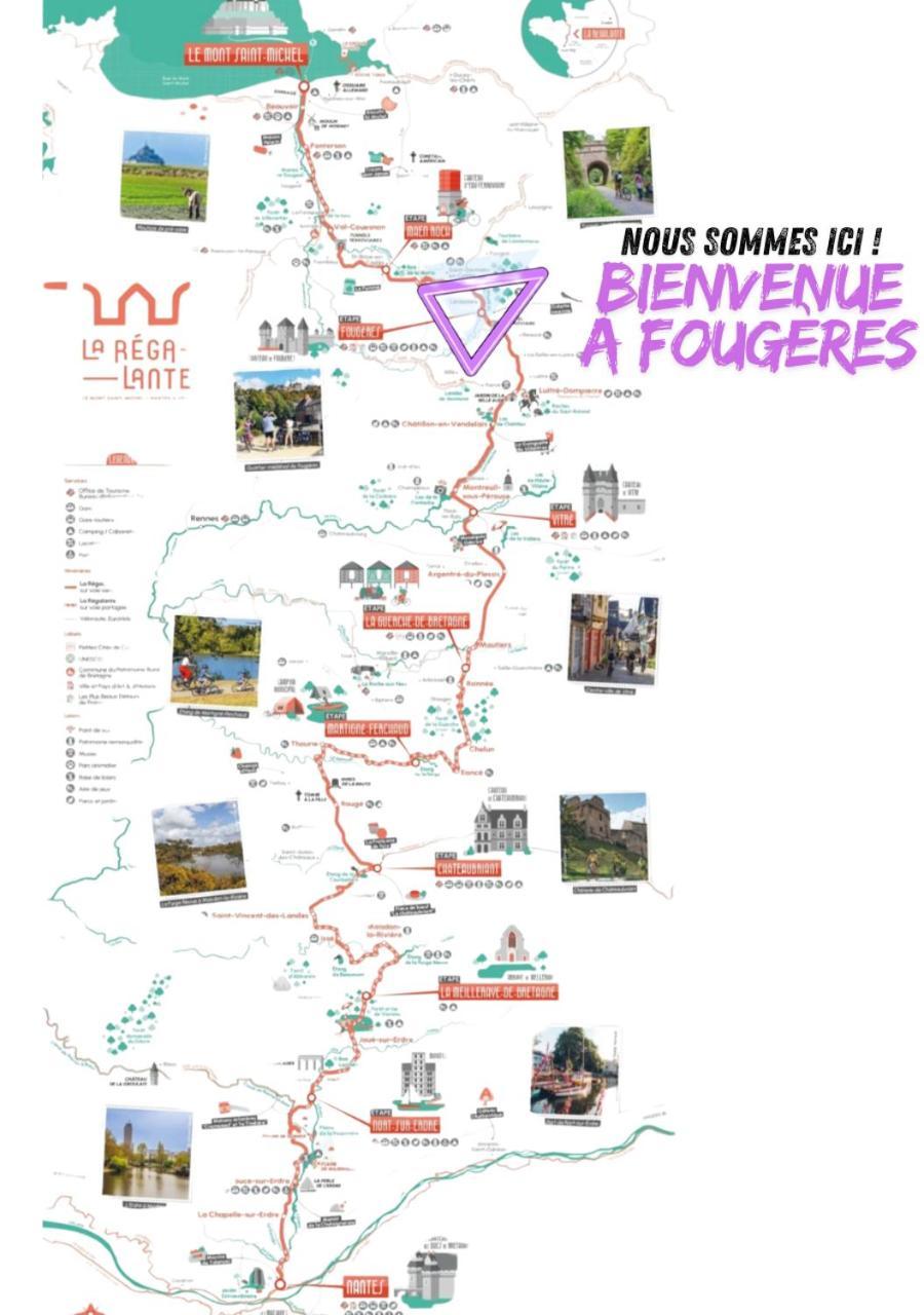L'Ecrin Medieval Fougères エクステリア 写真